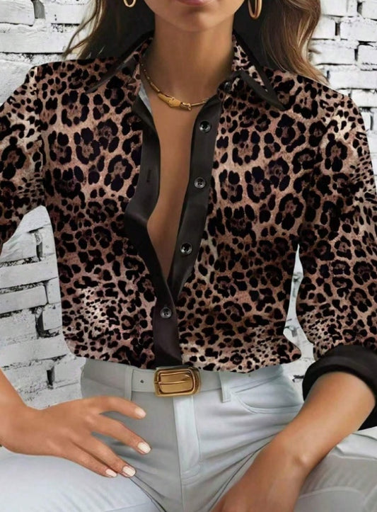 Women's Spring Summer Long Sleeve Casual Shirt