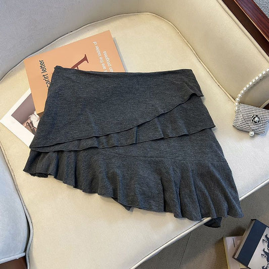 Women's Versatile Design Irregular Ribbon Skirt