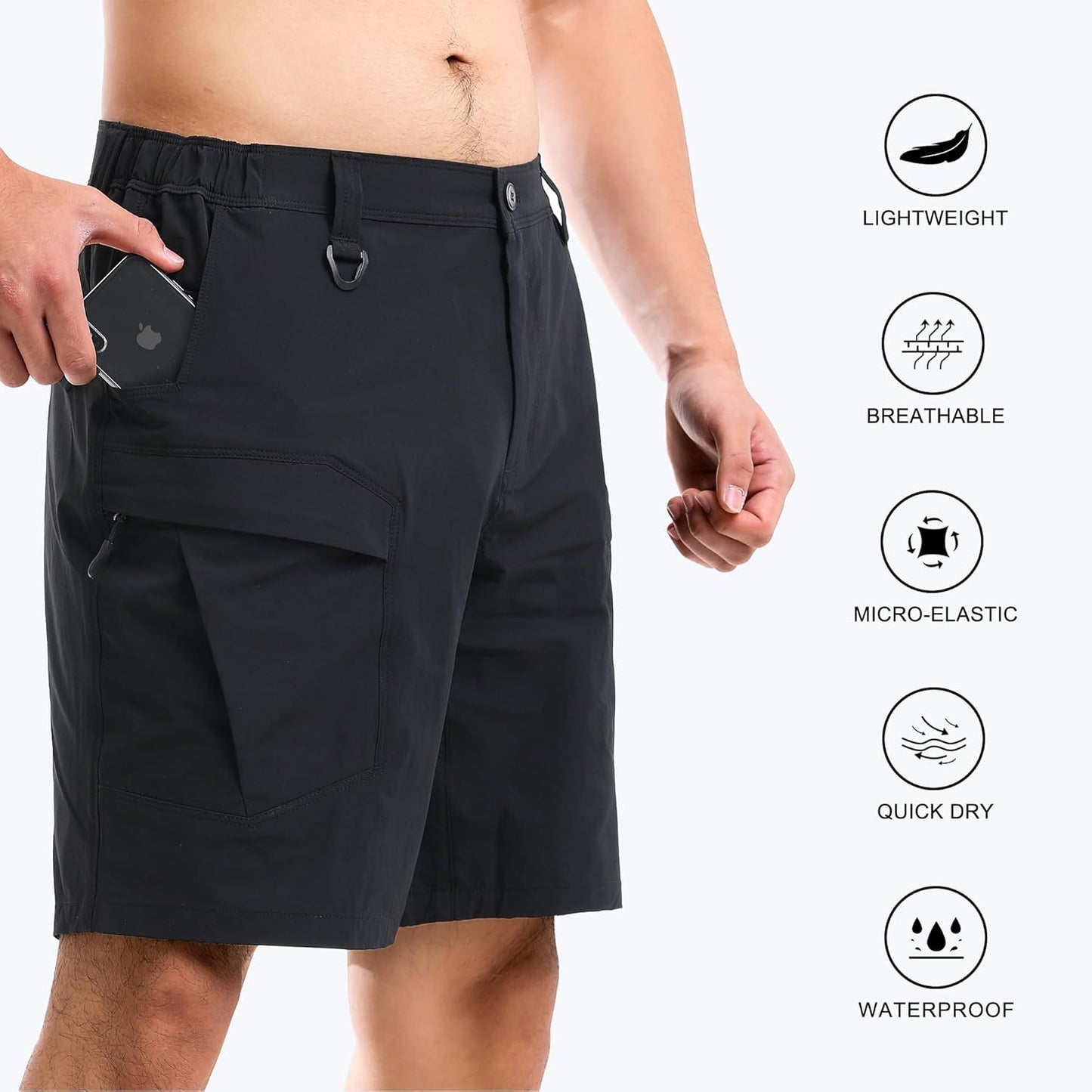 Fashion Personality Men's Multi-pocket Tactical Shorts