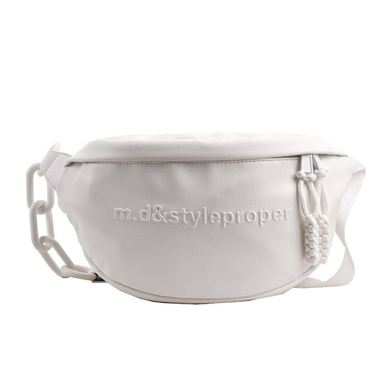 White Chest Bag Casual Women's Shoulder Crossbody