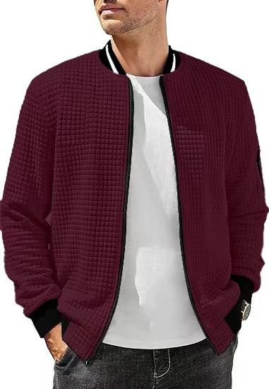 Men's Casual Fashion Stand Collar Jacket