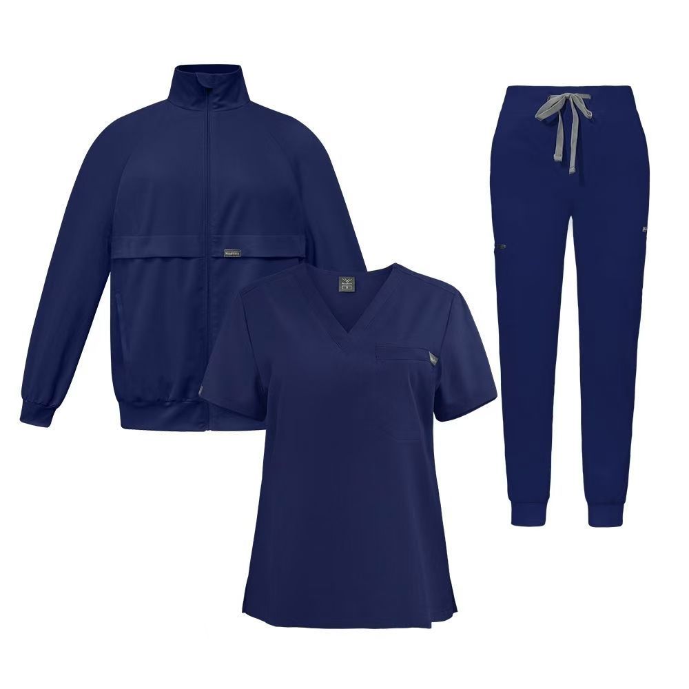 Anti-Wrinkle Coat Jacket Fleece-lined Surgical Gown Protective Suit