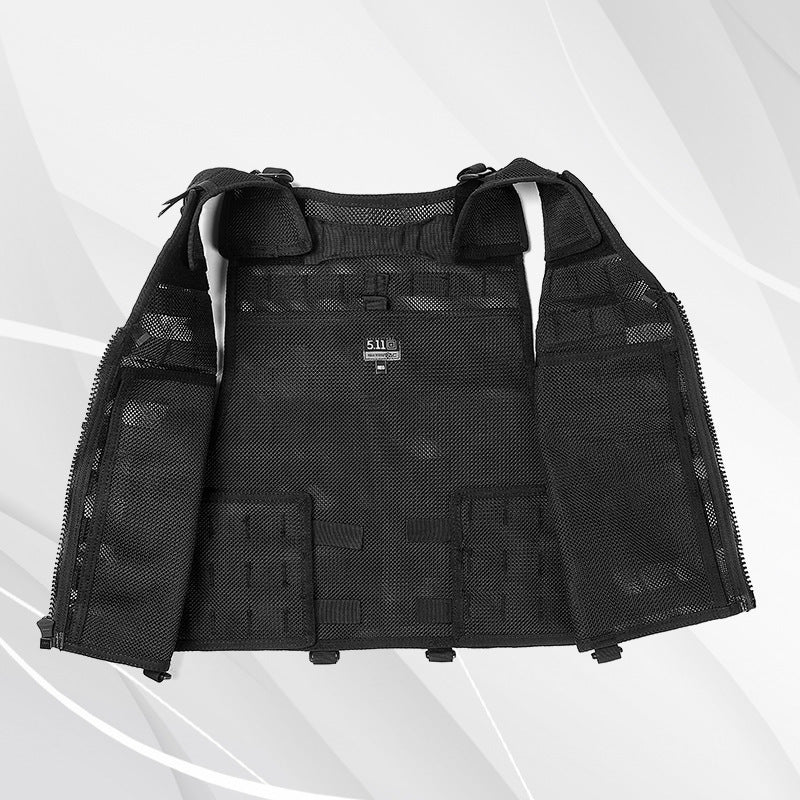Pure Black Protective Outdoor Tactics Vest