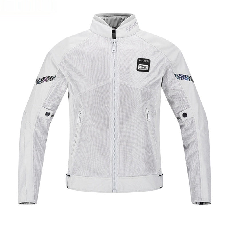 Motorcycle Cycling Clothing Mesh Breathable Jacket Men's Coat