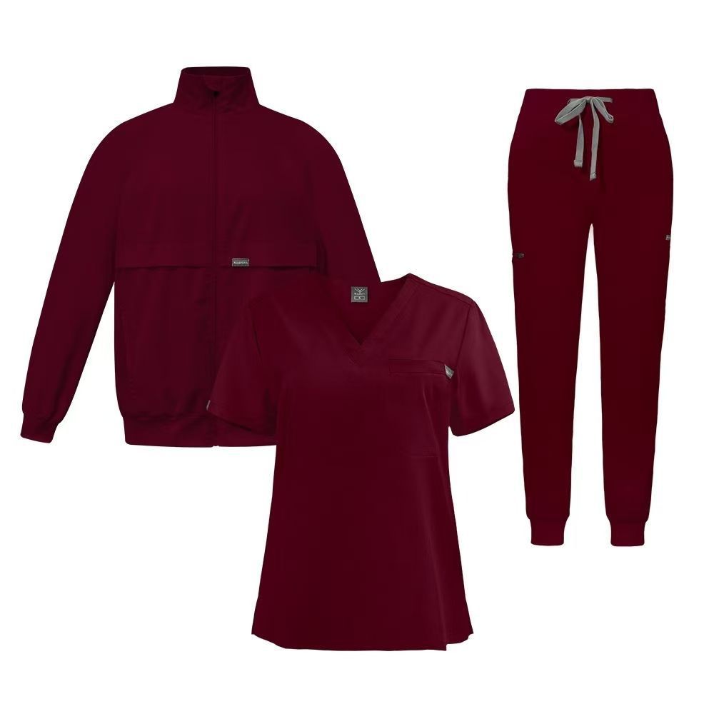 Anti-Wrinkle Coat Jacket Fleece-lined Surgical Gown Protective Suit