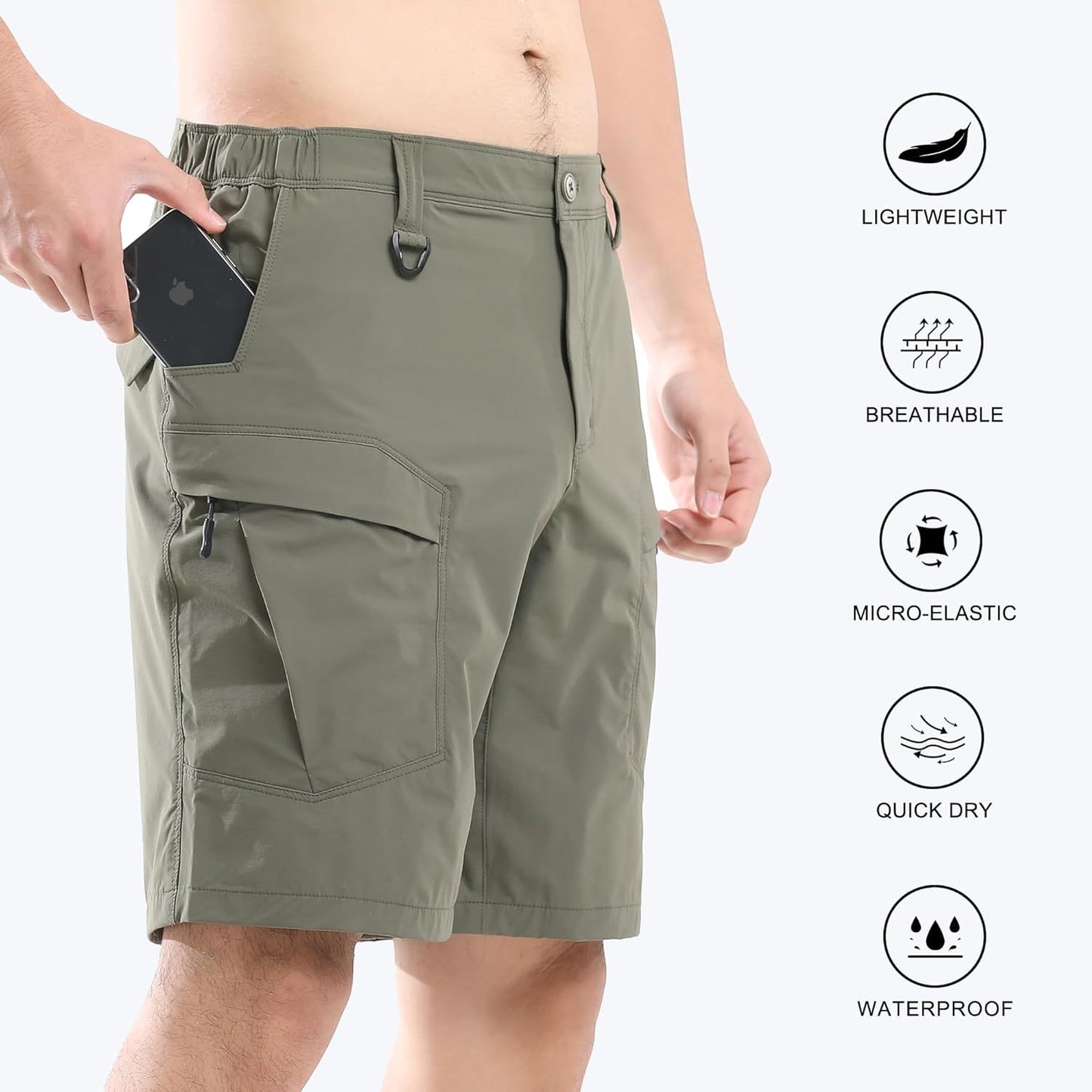 Fashion Personality Men's Multi-pocket Tactical Shorts