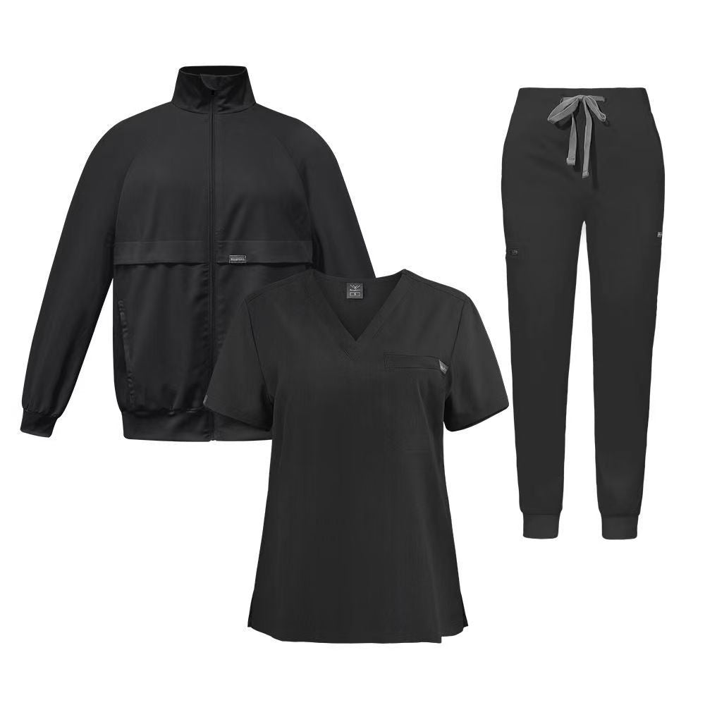Anti-Wrinkle Coat Jacket Fleece-lined Surgical Gown Protective Suit
