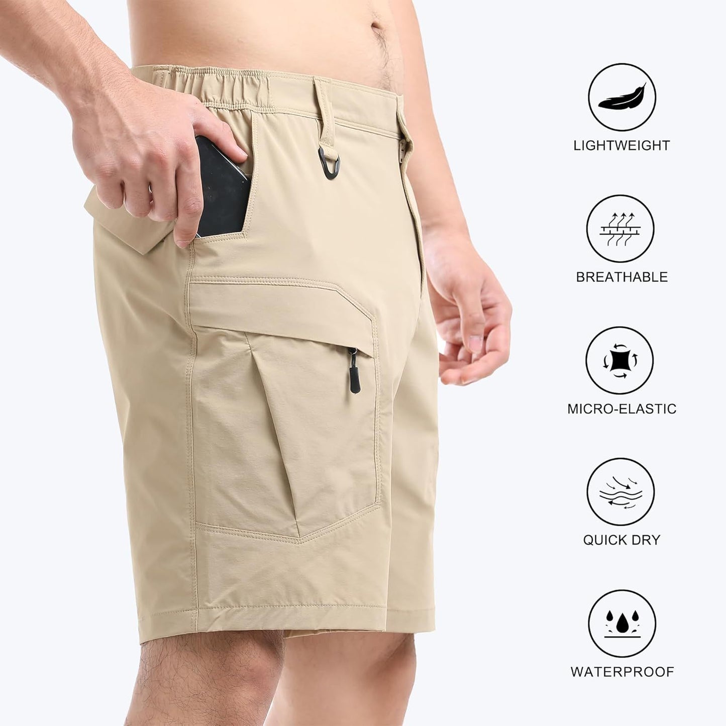 Fashion Personality Men's Multi-pocket Tactical Shorts
