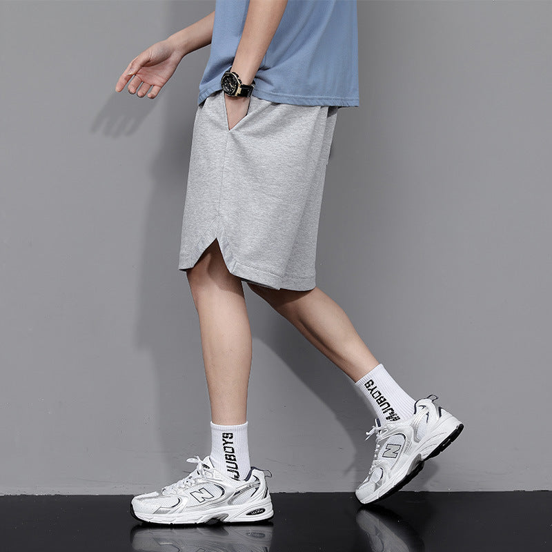 Summer Basketball Shorts Beach Solid Color Leisure Sports Five Points