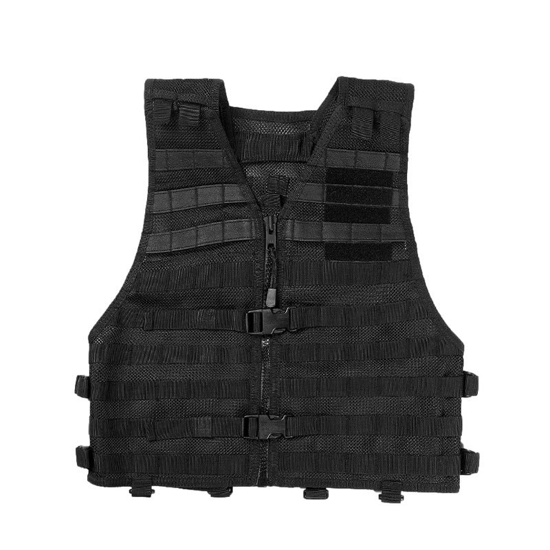 Pure Black Protective Outdoor Tactics Vest
